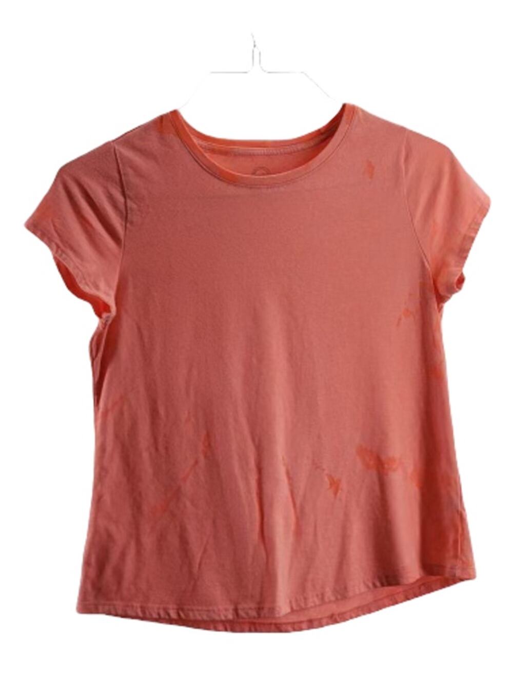 Wonder Nation Girls' Coral Tie Dye Short Sleeve T-Shirt Youth Size XL 14-16